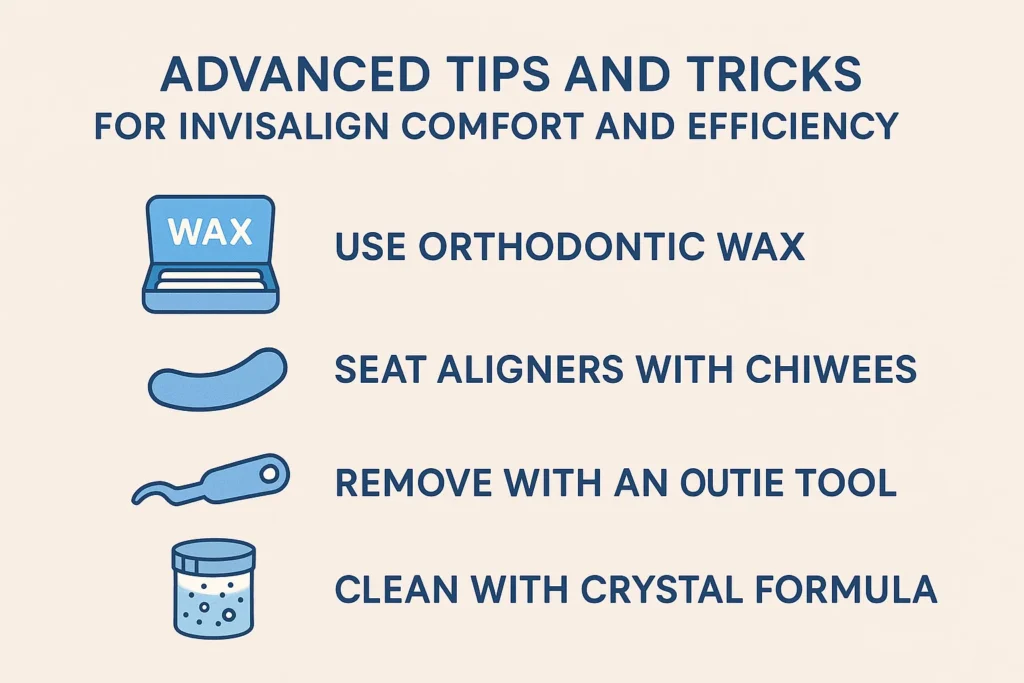 Explore advanced Invisalign lifestyle tips for enhancing comfort and efficiency during your aligner treatment
