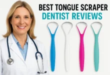 Best tongue scraper dentist reviews showing top-rated tongue scrapers recommended by dental professionals for optimal oral hygiene.