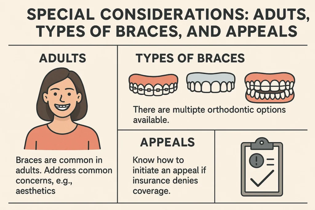 Braces Covered by Medicaid States with special considerations for adults and treatment types