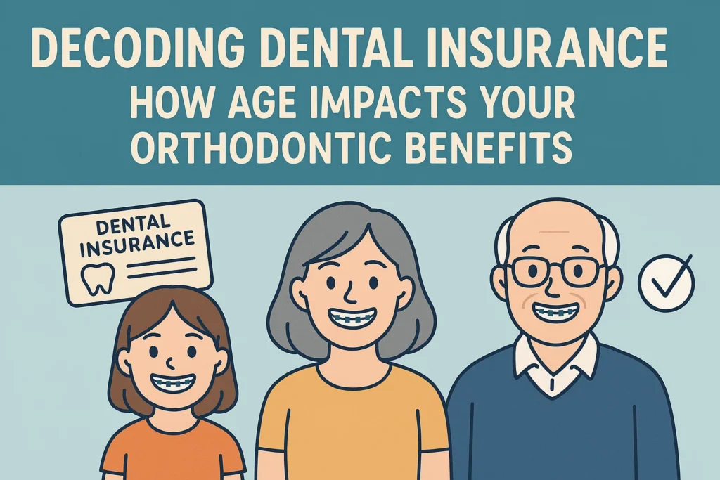 Understanding how age affects braces insurance eligibility and orthodontic benefits.