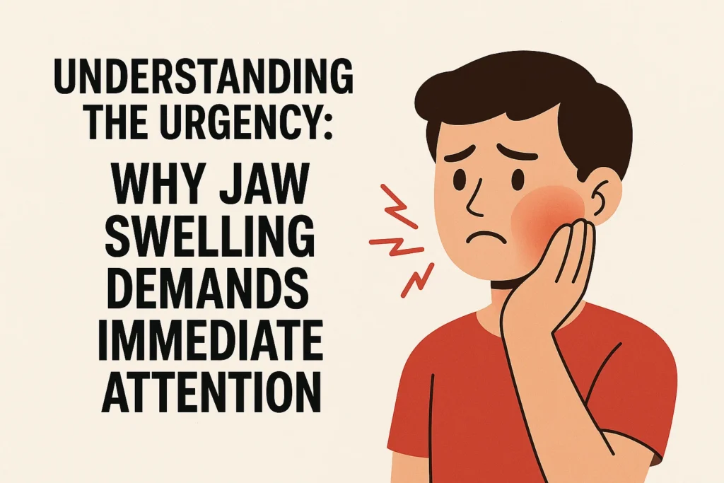 Dental Emergency Swelling Jaw needs fast treatment to reduce pain, infection, and serious health risks.