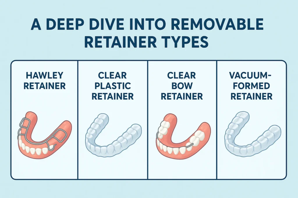 Types of Retainers Orthodontics play a vital role in keeping teeth aligned after orthodontic treatment