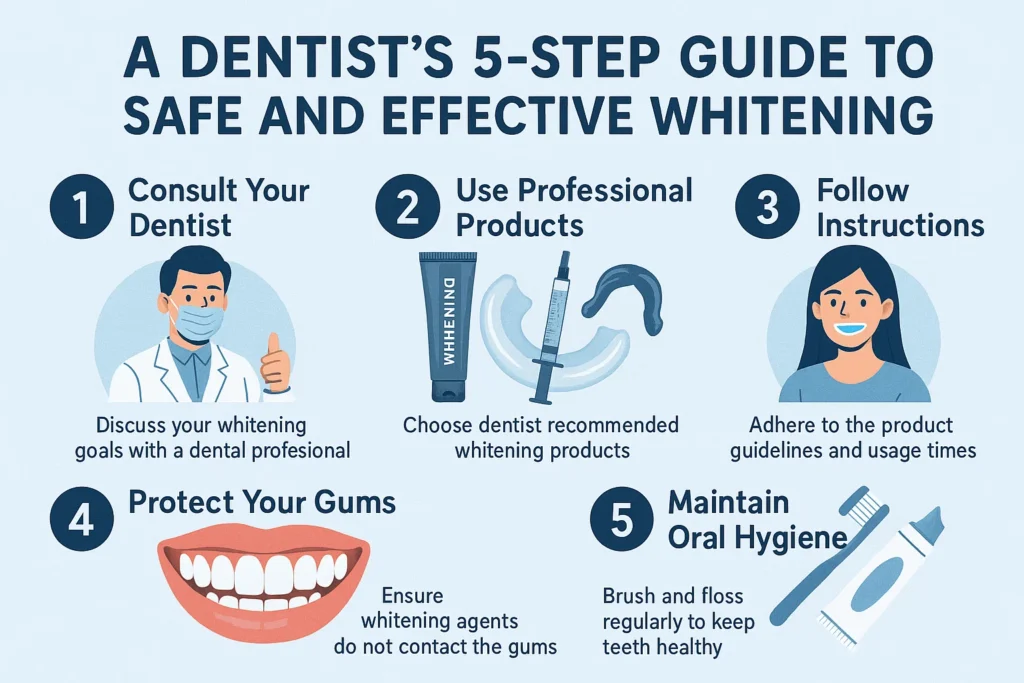 Hydrogen Peroxide Whitening Safe or Not explained with professional dental guidance