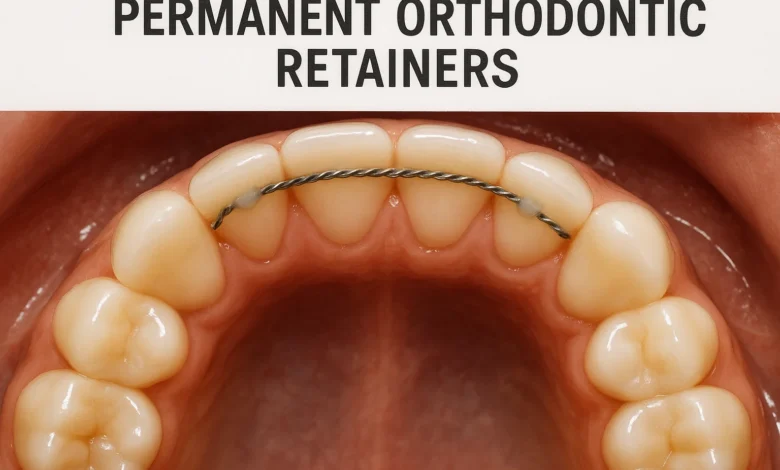Permanent orthodontic retainers – a long-term solution for maintaining teeth alignment after braces.