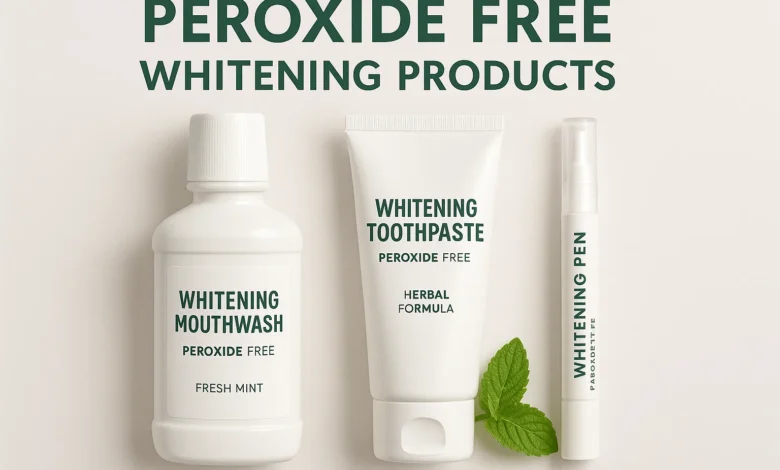 Peroxide Free Whitening Products provide safe and effective teeth whitening without harsh chemicals.