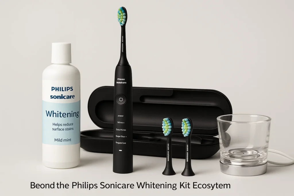 Philips Sonicare Whitening Brush: Explore how the Philips Sonicare Whitening Brush contributes to a comprehensive teeth whitening routine