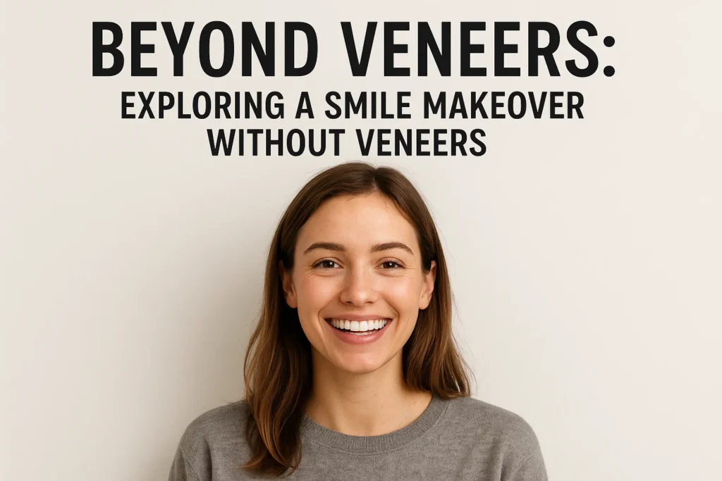 Smile Makeover with Veneers showing how veneers improve dental aesthetics and give a natural, confident smile