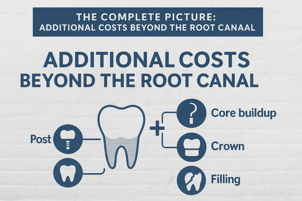 Learn about the additional costs beyond the root canal treatment in the USA for 2025 and what to expect."