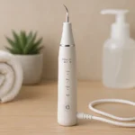Safe ultrasonic scaler for home use, ensuring effective plaque removal without harming your teeth.