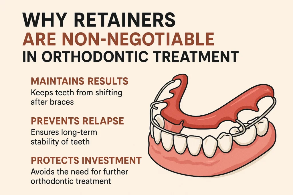 Types of Retainers Orthodontics are essential for maintaining straight teeth after braces treatment