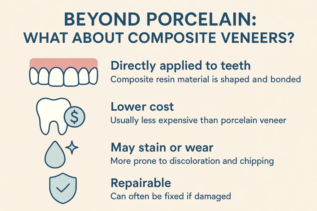 Veneers vs dental bonding, comparing porcelain and composite options for smile enhancement