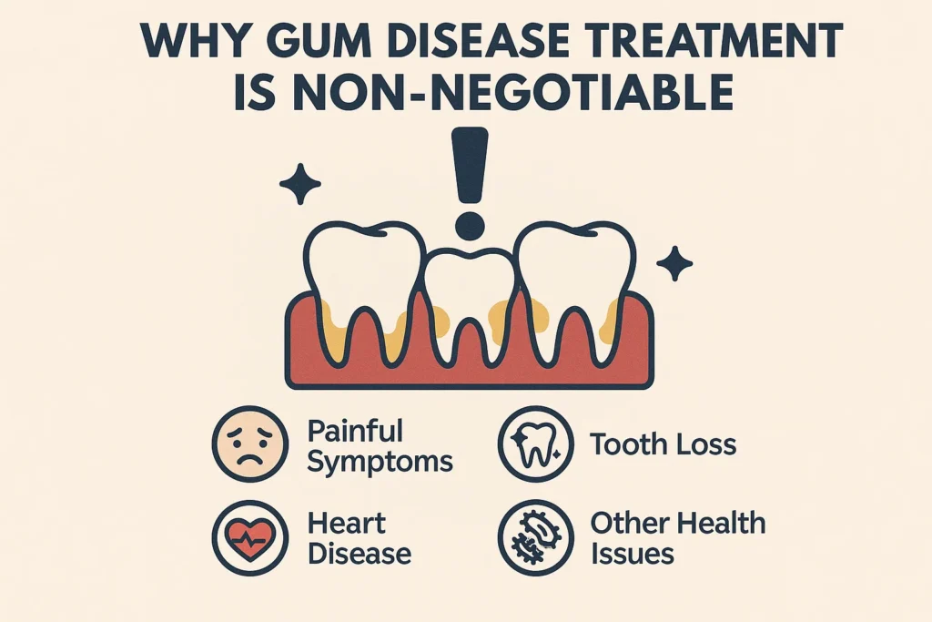 Why Gum Disease Treatment is Non-Negotiable and Its Importance